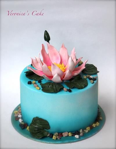 Water lily  - Cake by Veronica22
