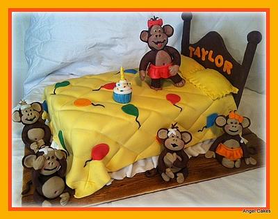 5 Little Monkeys - Cake by Angel Rushing