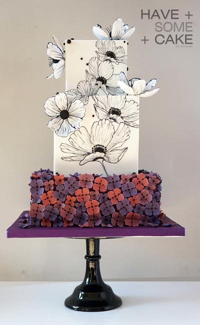 Anemone for Yasmeen - Cake by EnriqueHaveCake