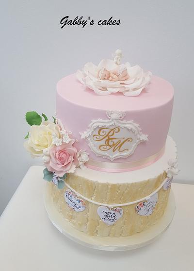 Baptism cake - Cake by Gabby's cakes