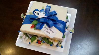 Flower present cake - Cake by Loretta