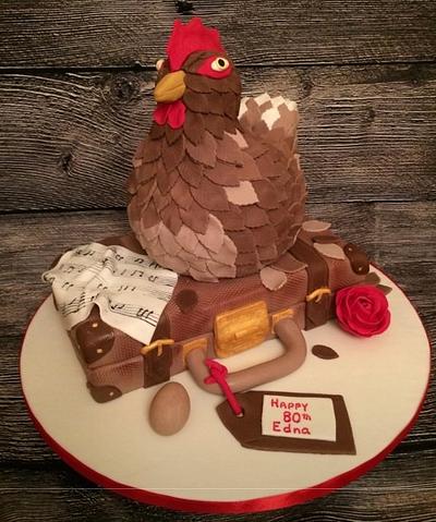 Travelling hen - Cake by Lisa Ryan
