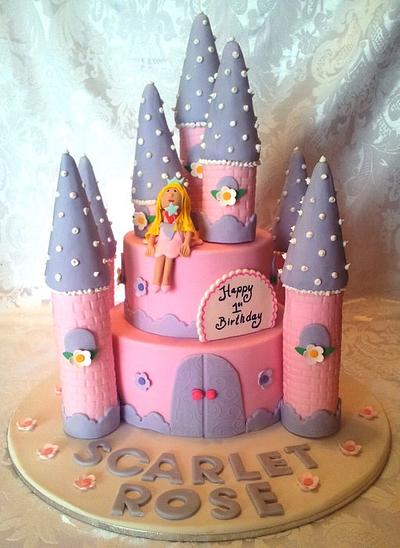 Fairy Princess Castle Cake - Cake by DolceSofia