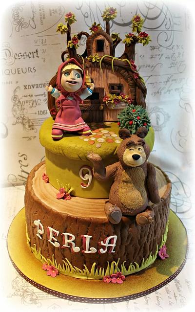 Masha and  the Bear  - Cake by Sabrina Di Clemente