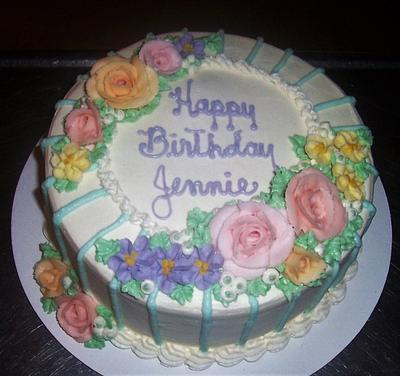 Jennie's Birthday Cake - Cake by BettyA