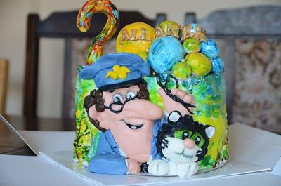 Postman Pat and cat - Cake by Mar  Roz