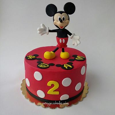 Mickey Mouse - Cake by Hokus Pokus Cakes- Patrycja Cichowlas