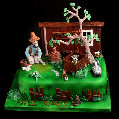 Pettson and Findus cake - Cake by Lili Brankova