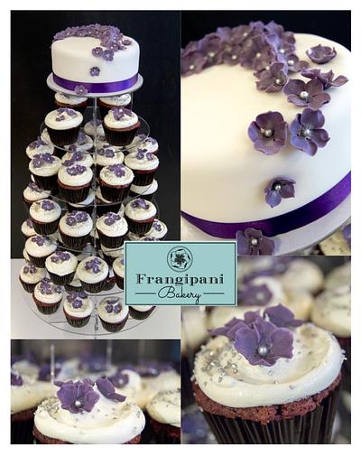 Cupcake tower - Cake by Frangipani Bakery