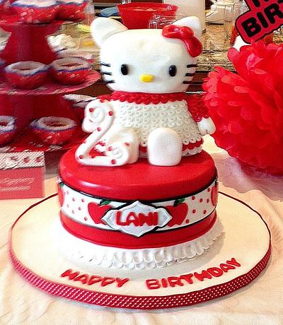 Hello Kitty Apple Birthday - Cake by Maria @ RooneyGirl BakeShop