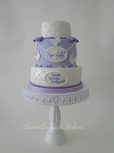 First Communion  - Cake by loveliciouscakes