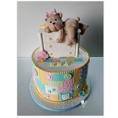 Baby Girl Patchwork cake - Cake by Antonia Lazarova
