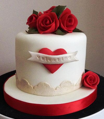 Valentine's cake - Cake by Nikki's Cakes
