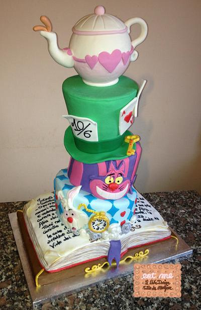 Alice in wonderland Cake - Cake by Moira