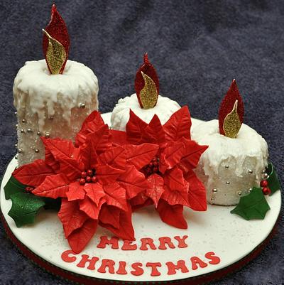 Christmas candle - Cake by Icing to Slicing
