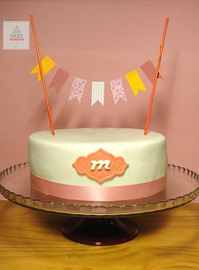 Flag Pink Cake - Cake by CakeCakeCake