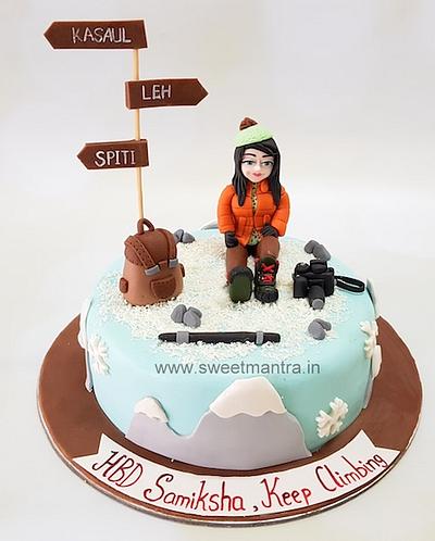 Trek Travel cake - Cake by Sweet Mantra Homemade Customized Cakes Pune