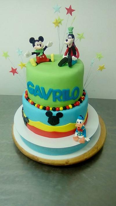 Mickey, Donald Duck and Goofy! - Cake by Sara