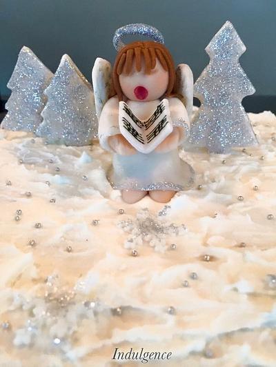 Christmas Angel fruit cake - Cake by Indulgence 