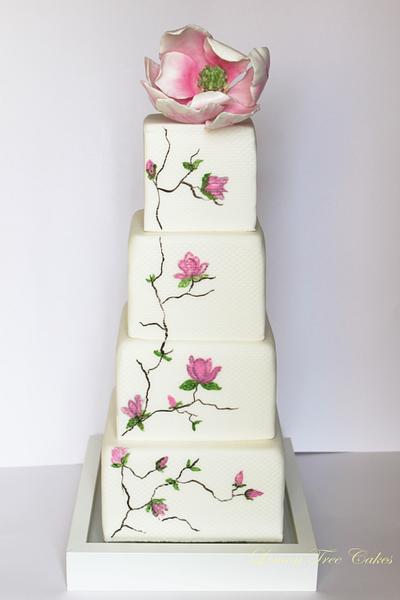 Painted Magnolia - Cake by pamz