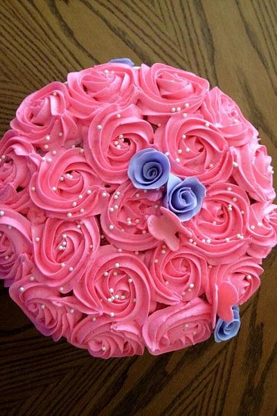 12th anniversary cake - Cake by taralynn