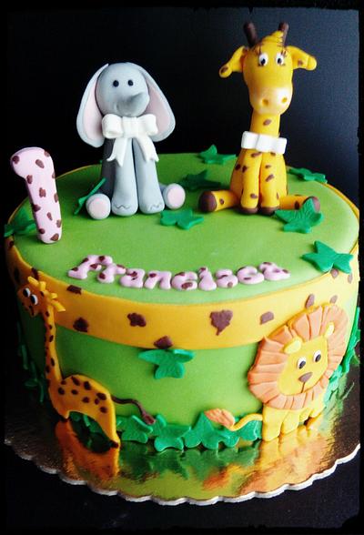 Babby animals cake - Cake by Aventuras Coloridas