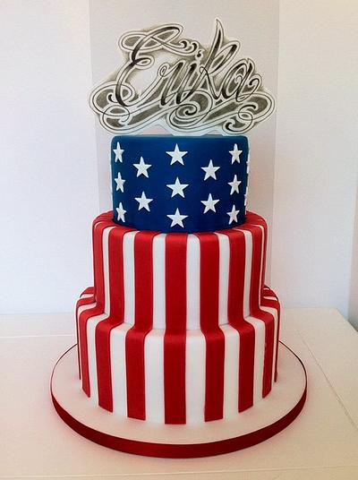 USA cake - Cake by Bella's Bakery