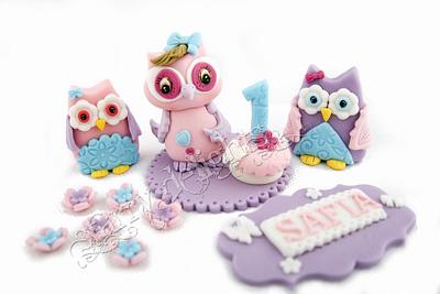 Tweet twoo... little owls - Cake by Starry Delights
