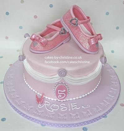 Princess Shoes - Cake by Cakes by Christine