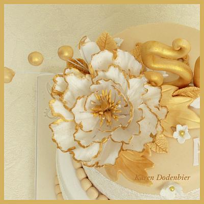Golden Wedding Anniversary!!! - Cake by Karen Dodenbier
