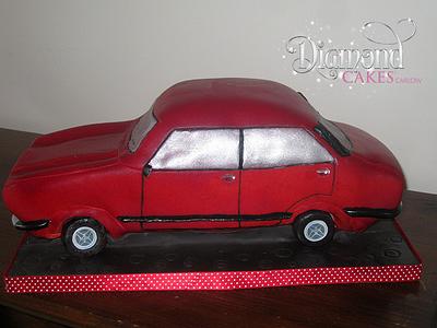 Ford Cortina Mk V - Cake by DiamondCakesCarlow