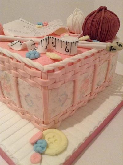 Knitting Basket - Cake by Mrs Millie's