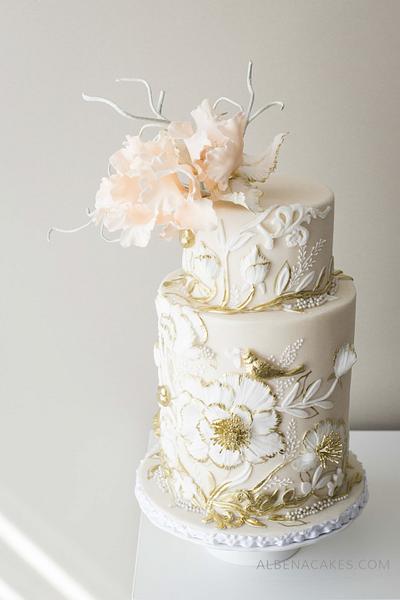 #1 Wedding Cake inspired by Enchanted Garden - Cake by Albena