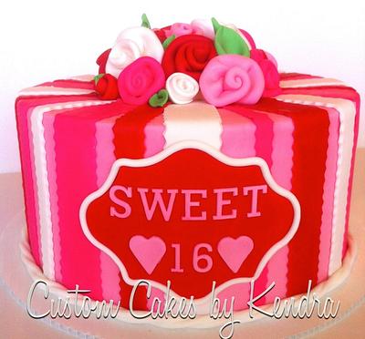 SWEET 16, VALENTINE'S WEEK - Cake by Kendra