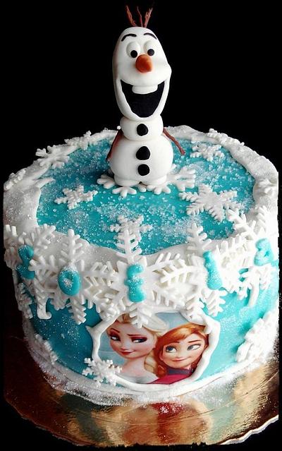Olaf Cake  - Cake by Aventuras Coloridas