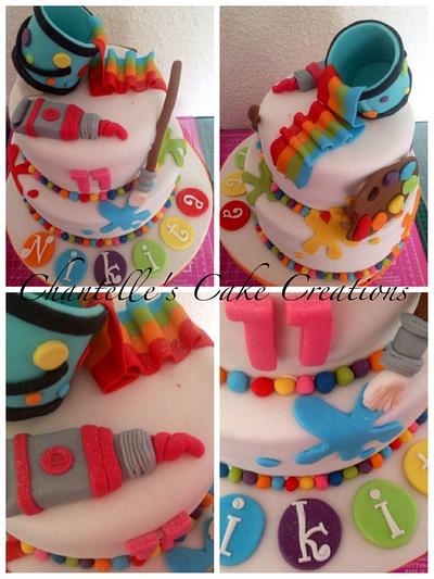 Arty - Cake by Chantelle's Cake Creations