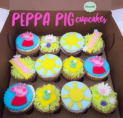 Cupcakes Peppa Pig - Cake by Dulcepastel.com