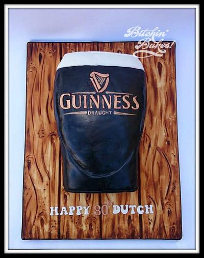 Guinness to celebrate being 80 - Cake by fitzy13