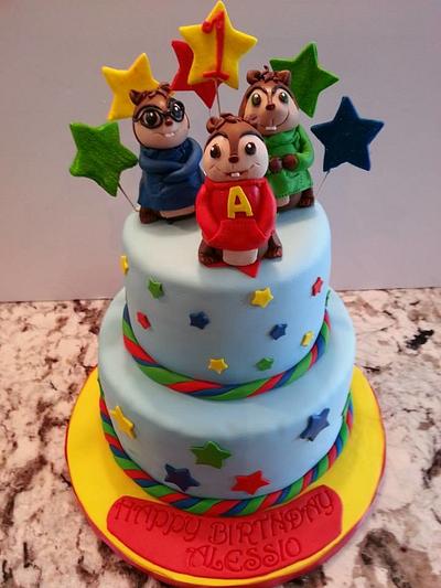 Alvin and the Chipmunks - Cake by Enza - Sweet-E
