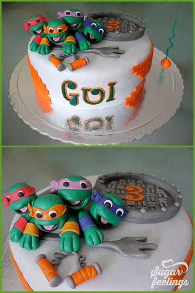 Turtle Ninja cake - Cake by Sugar feelings