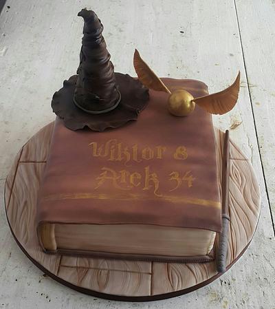 Harry Potter baby shower cake - Decorated Cake by soods - CakesDecor
