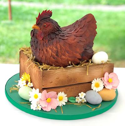 Farm fresh eggs - Cake by Sue