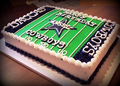 Dallas Cowboys Sheet Cake - Cake by Sweet Heaven Cakes