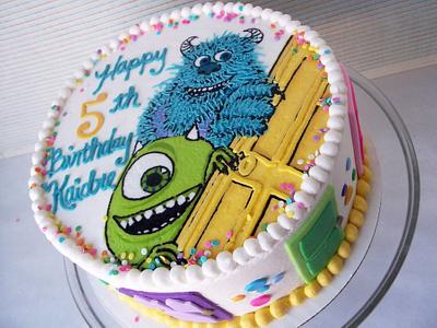 Monsters Inc. - Cake by Corrie