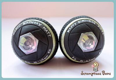 Photography Fan Cupcakes - Cake by Scrumptious Buns