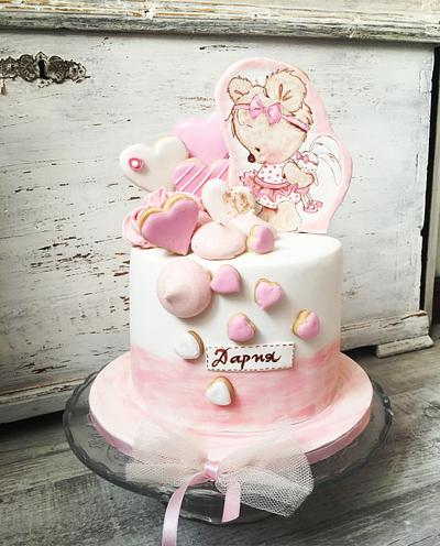 Teddy Bear Girl Cake - Cake by Martina Encheva