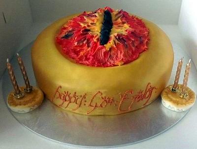 Eye of Sauron LOTR - Cake by Jade