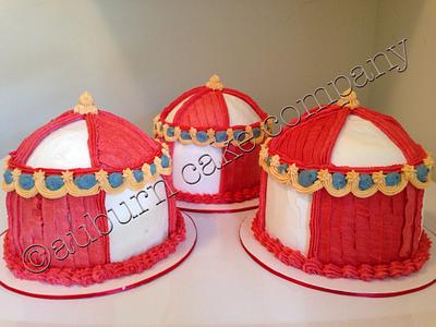 Smash Cakes for Triplets - Cake by Deborah Fillmer / Auburn Cake Company
