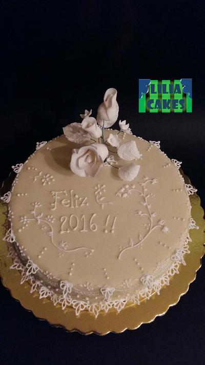 New Year Cake - Cake by LiliaCakes