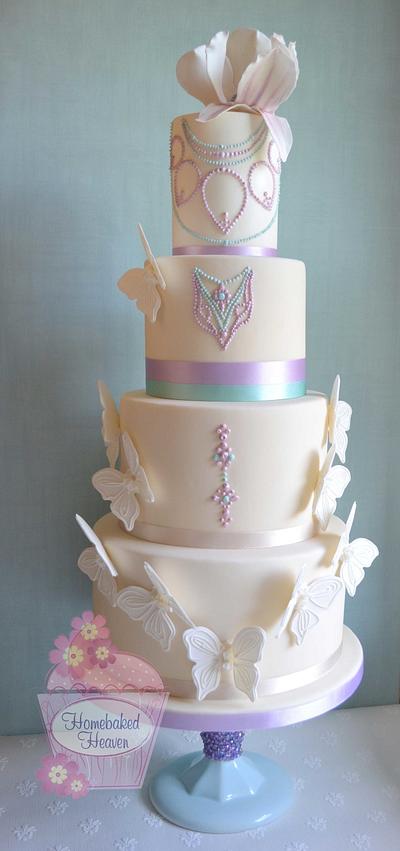 Papillon - Cake by Amanda Earl Cake Design